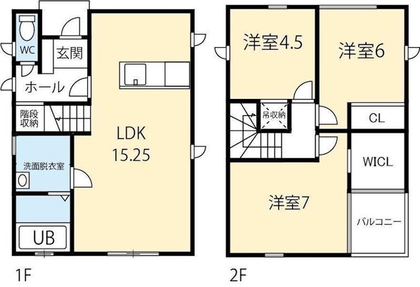 フィットセル千松IIの物件間取画像